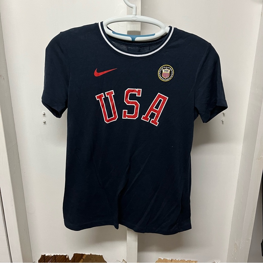 Women’s Official Olympic USA Nike Tshirt Size Small Great Condition